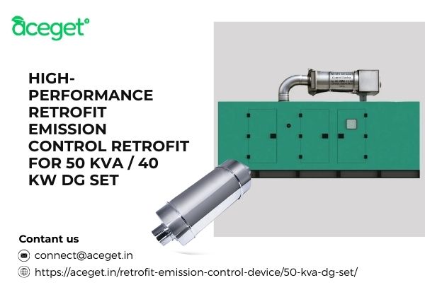 High-Performance Retrofit Emission Control Retrofit for 50 kVA / 40 kW DG Set